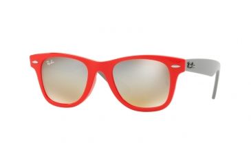 Image of Ray-Ban JUNIOR WAYFARER RJ9066S Bifocal Prescription Sunglasses RJ9066S-7040B8-47 - Lens Diameter 47 mm, Frame Color Coral