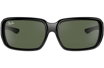 Image of Ray-Ban RJ9072S Sunglasses - Kids, Black, Dark Green, 51, RJ9072S-100-71-51