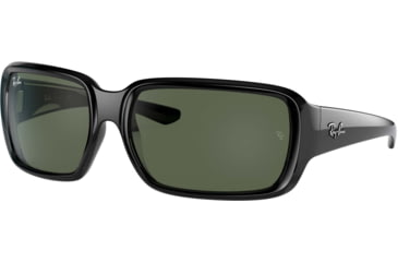Image of Ray-Ban RJ9072S Sunglasses - Kids, Black, Dark Green, 51, RJ9072S-100-71-51