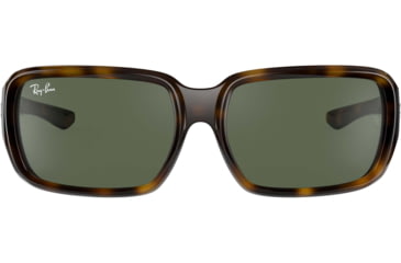 Image of Ray-Ban RJ9072S Sunglasses - Kids, Havana, Dark Green, 51, RJ9072S-152-71-51