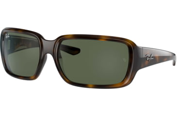 Image of Ray-Ban RJ9072S Sunglasses - Kid's, Havana, Dark Green, 51, RJ9072S-152-71-51