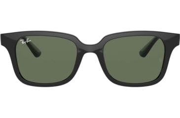 Image of Ray-Ban RJ9647S Sunglasses - Kids, Black, Dark Green, 48, RJ9071S-100-71-48