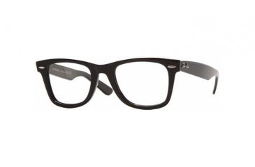 Image of Ray-Ban RX5121 Progressive Eyeglasses - Shiny Black Frame / 47 mm Prescription Lenses, 2000-4722
