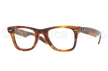 Image of Ray-Ban RX5121 SV Prescription Eyeglasses - Yellow Havana Frame / 47 mm Prescription Lenses, 2291-4722