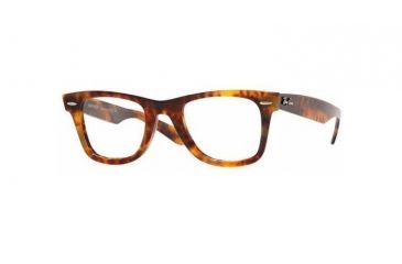 Image of Ray-Ban RX5121 Progressive Eyeglasses - Yellow Havana Frame / 50 mm Prescription Lenses, 2291-5022
