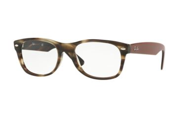 Image of Ray-Ban New Wayfarer Eyeglasses, 52mm, Havana / Green, RX5184-5798-52-SV