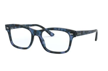 Image of Ray-Ban RX5383 Eyeglass Frames 5946-52 - Havana Opal Blue