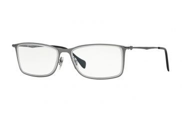 Image of Ray-Ban RX6299 Eyeglass Frames 2759-55 - Demigloss Gunmetal Frame