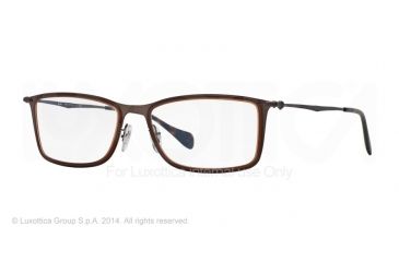 Image of Ray-Ban RX6299 Eyeglass Frames 2809-55 - Demigloss Brown Frame