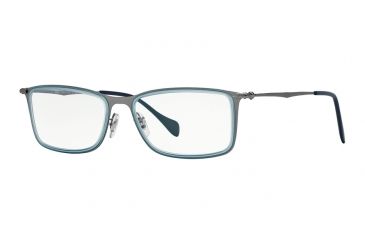 Image of Ray-Ban RX6299 Eyeglass Frames 2810-53 - Demigloss Gunmetal Frame
