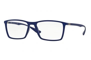 Image of Ray-Ban RX7049F Eyeglass Frames 5439-56 - Matte Blue Frame