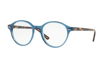 Image of Ray-Ban RX7118 Eyeglass Frames 8022-50 - Trasparent Grey/blue Frame
