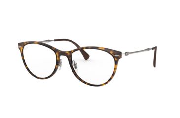 Image of Ray-Ban RX7160 Prescription Eyeglasses, 52mm, Demi Gloss Havana, RX7160-5865-52-SV