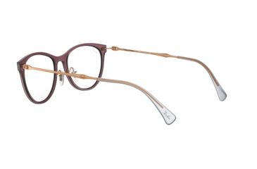 Image of Ray-Ban RX7160 Prescription Eyeglasses, 52mm, Demi Gloss Burgundy, RX7160-5868-52-SV