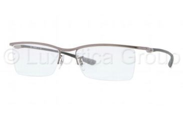 Image of Ray-Ban RX8706 Bifocal Prescription Eyeglasses 1000-5417 - Gunmetal Frame