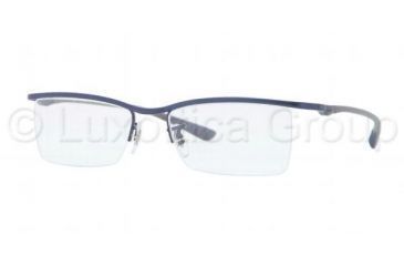 Image of Ray-Ban RX8706 Bifocal Prescription Eyeglasses 1061-5217 - Matte Dark Blue Frame