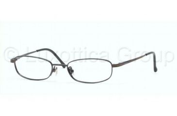 Image of Ray-Ban RY1007T SV Prescription Eyeglasses - Gunmetal And Opal Yellow Frame / 45 mm Prescription Lenses, 3015-4517
