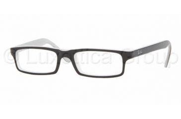 Image of Ray-Ban RY 1517 Eyeglasses Styles - Top Black On Ice Frame w/Non-Rx 44 mm Diameter Lenses, 3540-4415