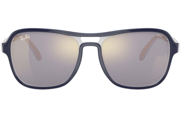 Image of Ray-Ban STATE SIDE RB4356 Sunglasses 6548B3-58 - , Photo dark grey mirror gold Lenses