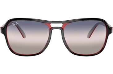 Image of Ray-Ban STATE SIDE RB4356 Sunglasses 6549GE-58 - , pink gradient blue Lenses