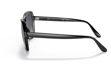 Image of Ray-Ban State Side RB4356 Sunglasses, Polarized Blue Gradient Lenses, Black Transparent Black, 58, RB4356-654578-58