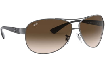 Image of Ray-Ban Sunglasses RB3386 - Gunmetal Frame / Brown Gradient 67 mm Diameter Lenses, 004-13-6713