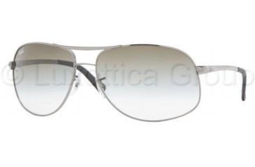 Image of Ray-Ban Sunglasses RB3387 004/8E-6415 - Gunmetal Green Gradient