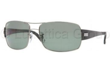 Image of Ray-Ban Sunglasses RB3426 004/9A-6116 - Gunmetal Polarized Green