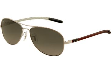 Image of Ray-Ban Bifocal Sunglasses RB8301 with Lined Bi-Focal Rx Prescription Lenses RB8301-130-71-5914 - Lens Diameter 59 mm, Frame Color Shiny Gunmetal