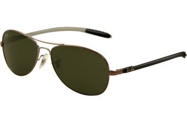 Image of Ray-Ban Bifocal Sunglasses RB8301 with Lined Bi-Focal Rx Prescription Lenses RB8301-131-59 - Lens Diameter 59 mm, Frame Color Shiny Gunmetal
