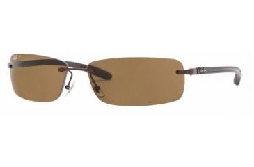 Image of Ray-Ban RB 8304 Sunglasses Styles - Brown Frame / Polarized Brown Lenses, 014-83-6114 