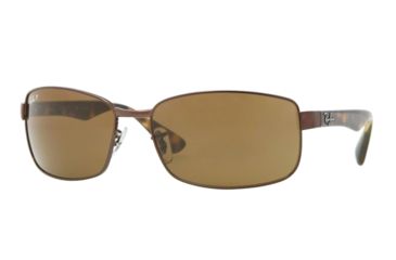 Image of Ray-Ban RB3478 Progressive Prescription Sunglasses RB3478-014-57-60 - Lens Diameter 60 mm, Frame Color Brown