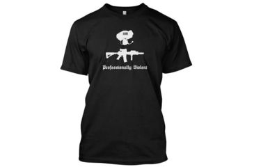 Image of RE Factor Tactical Professionally Violent T-Shirt - Mens, Black, Large RFTSPVLG