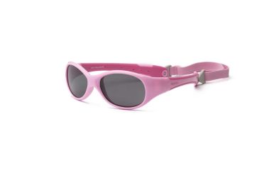 Image of Real Kids Shades Pink/Hot Pink Double Injection Flex Fit Removable Band Frame with PC Smoke Lens 4+, Girls 4EXPPKHP