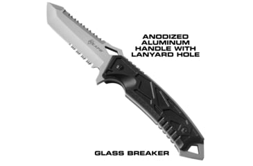 Image of Reapr Javelin Fixed Blade Knife, 5in, 420 Stainless Steel, Satin Stainless, 11011