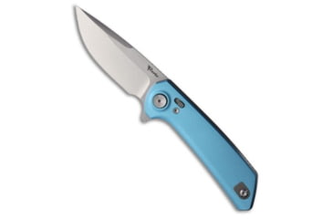 Image of Reate Knives Reate PL-XF Pivot Lock Knife Blue Aluminum 3.4&quot; Satin/Stonewash, Blue, Nitro-V, adult, BHQ-206877