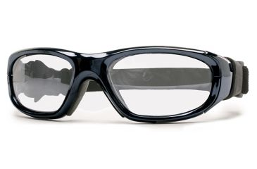 Image of Rec Specs MX-21 Protective Eyewear Chrome Frame,Clear Lens, Unisex MX-21LCHR4817C