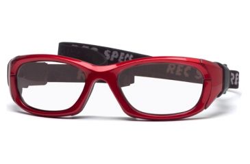 Image of Rec Specs MX-31Protective Eyewear Crimson Frame,Clear Lens, Unisex MX-31CMBK5317C
