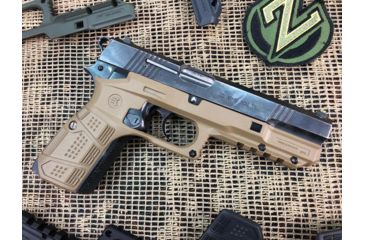 Image of Recover Tactical HPC Grip and Rail System, FN/Browning, Hi Power, Tan, 140x27.5x185, HPC-02