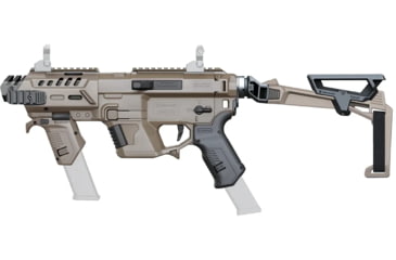 Image of Recover Tactical P-IXMG PG9 SR20 Metal Front Guard Folding Brace, FDE, 0, PIXPMG-FBR-02