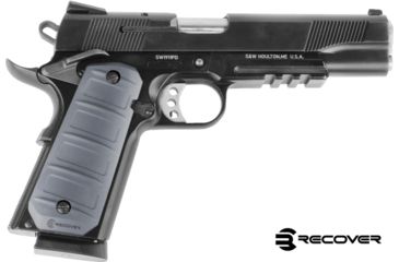 Image of Recover Tactical RG15 Rubber Grip Wrap, Plain Pattern, 1911, Phantom Grey RG15PG