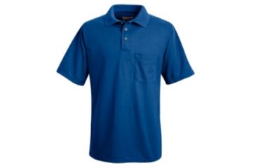Image of Red Kap Performance Knit Polyester Solid Shirt, Men, Royal Blue, SSXXL SK02RBSSXXL
