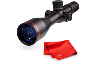 Image of Red-Line Optics F4U Corsair II 5-30x56mm Rifle Scope, 34mm Tube, First Focal Plane, Zero Stop, Illuminated Tactical/Hunting Reticle, Black/Red, O2-Z846-JLNG