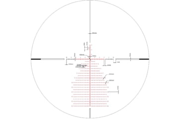 Image of Red-Line Optics F4U Corsair II 5-30x56mm Rifle Scope, 34mm Tube, First Focal Plane, Zero Stop, Illuminated Tactical/Hunting Reticle, Black/Red, O2-Z846-JLNG