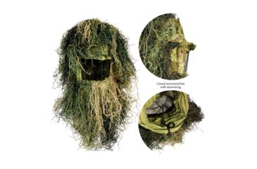 Image of Red Rock Outdoor Gear 5 Piece Ghillie Suit, Woodland, X-Large-2X-Large 70915XL/XXL