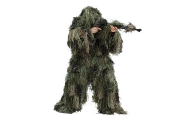 Image of Red Rock Outdoor Gear 5-Pound Ghillie Suit Hunting Blind, Woodland, Medium/Large, 70515M/L