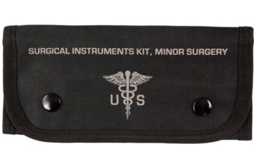 Image of Red Rock Outdoor Gear Stainless Steel Surgical Set, Black, FA80122BLK