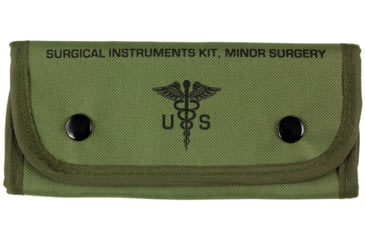 Image of Red Rock Outdoor Gear Stainless Steel Surgical Set, Olive drab, FA80122OD
