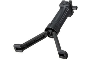 Image of Red, White, &amp; Blue AR-15 Foregrip w/ Quick Release Deployable Bipod, Black, RWB-BIPOD