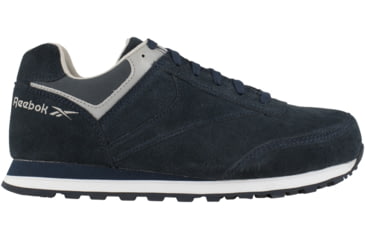 Image of Reebok Leelap Suede Navy Blue Retro Jogger, 9.5 RB1975-NVYBLU-9.5-MEN-M